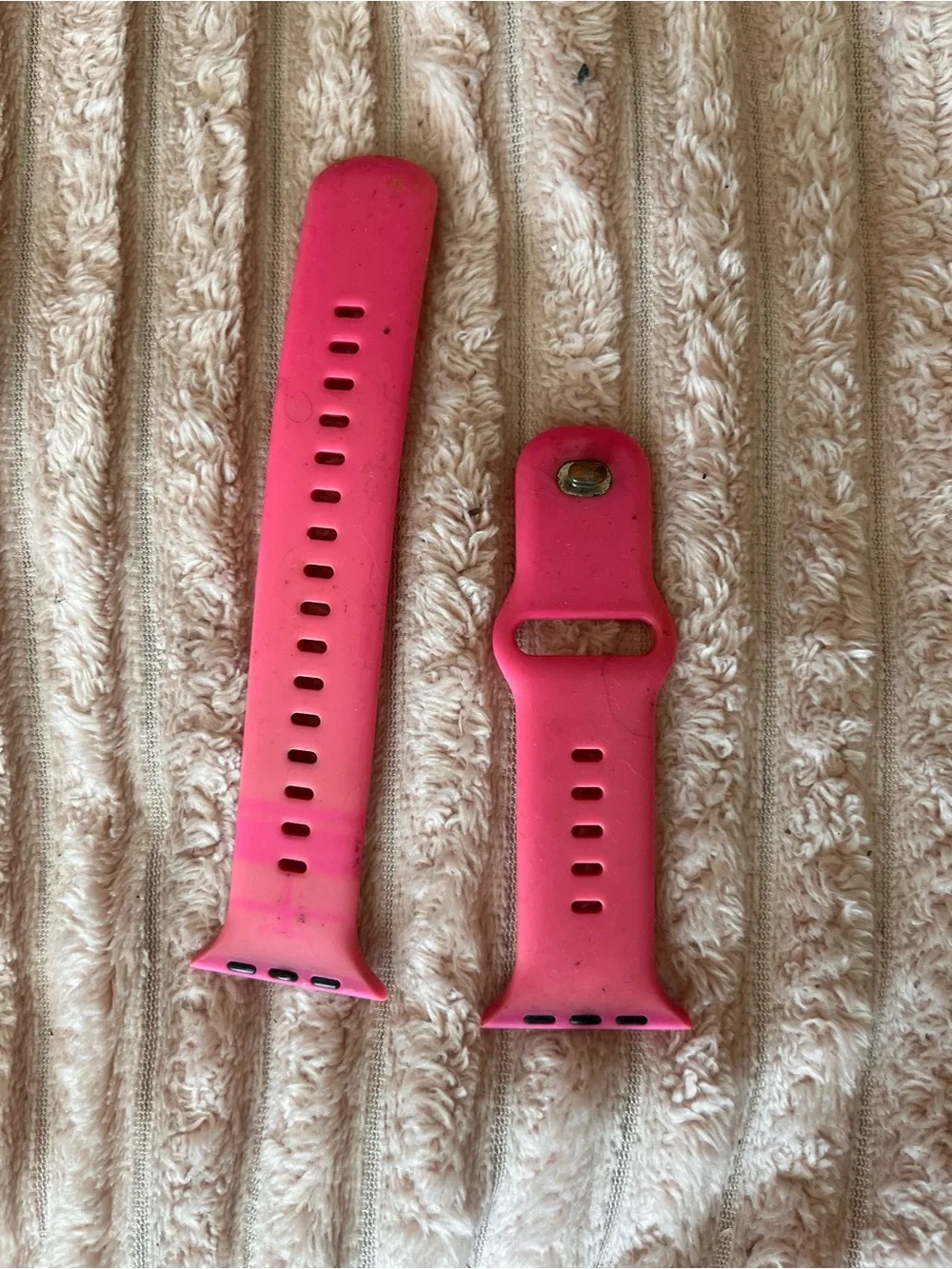 Apple Pink Silicone Watch Band for Apple Watch